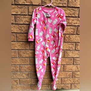 • 10/$25- Carters Fleece Christmas Snowman Zip Footed‎ Sleeper